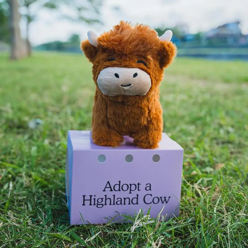 

Highland Cow Stuffed Animal Doll Soft Stuffed Highland Cow Plush Toy Kawaii Kids Baby Gift Toy Home Room Decor Toys Cute for kid