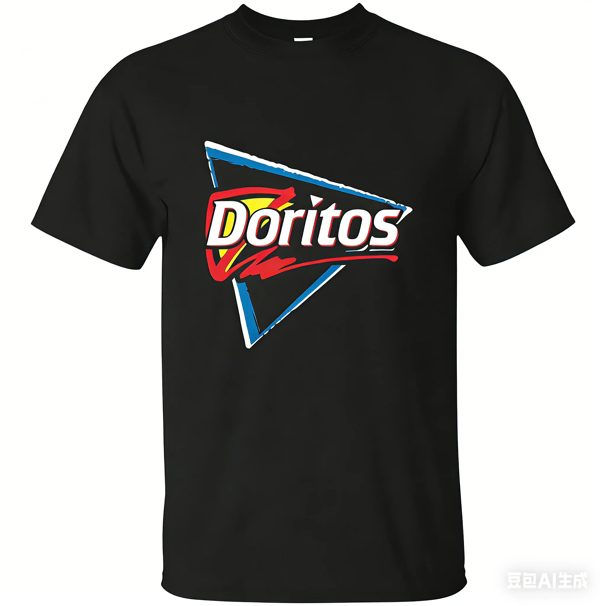 Camiseta Doritos 2026 con Logotipo Retro - Snack Clásico Nostálgico de los 90 - Apta para Hombres y Mujeres, Material de Algodón Grueso
