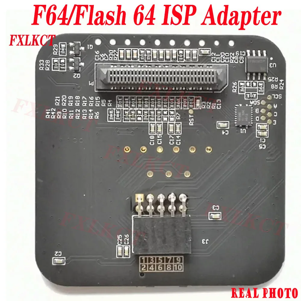 Latest modified resistor versionNewest F64 Flash 64 UFS eMMC ISP Adapter ,For Flash 64 Lite Ultra tool box