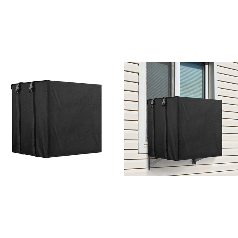 Air Conditioner Covers For Window Units, Ac Cover For Outside Unit With Water Resistant And Windproof Design