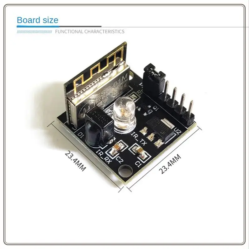 موثوق-ESP8285 ESP-01M جهاز إرسال واستقبال بالأشعة تحت الحمراء واي فاي وحدة لاسلكية التحكم عن بعد التبديل تطوير لوحة تعليمية Esp 8285 ESP-01M,E