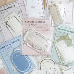 30pcs/lot Memo Pads Material Paper  Embrace the summer Junk Journal Scrapbooking Cards Retro Background Decoration Paper