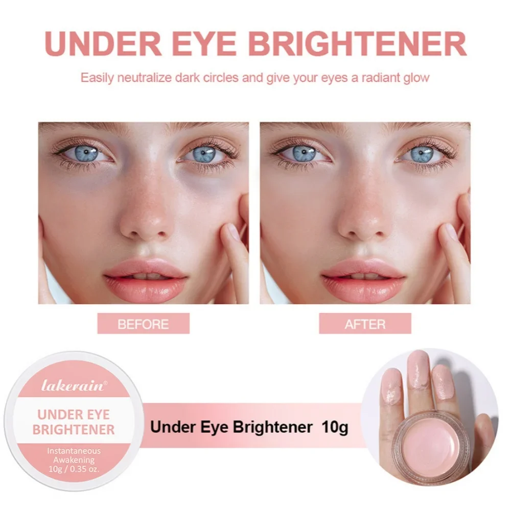 High Coverage Under Eye Concealer Waterproof Dark Circle Treatment Long Lasting Hydrating Nourishing Brightening Eye Makeup