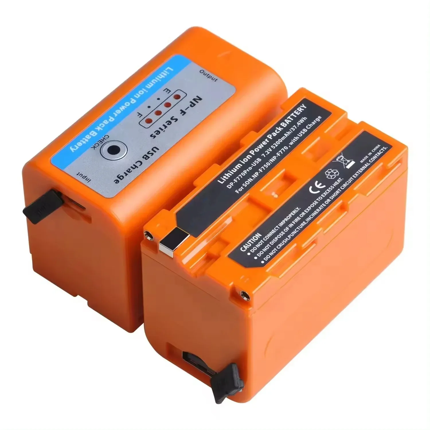 Specification Polymer Lithium-Ion Battery Camera battery NP-F970C with LED and C-type suitable for Sony MC1500C 190P