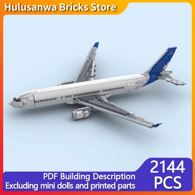 

Модель пассажирского самолета A330-200, конструктор MOC, военная техника, модульные технологичные подарки, праздничный набор для сборки, детские игрушки