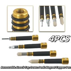 4Pcs car Removable Knock Tap Down Peek Magnet Tapper Pen For Car Paintless Dent Repair Tool Rubber Joints For Rubber Hammer