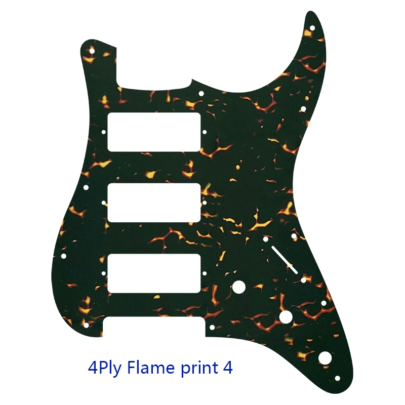 Pleroo Custom Guitar Parts - For US FD Strat HHH Mini Humbucker/Firebird Pickup Stratocaster Guitar Pickguard Scratch Plate