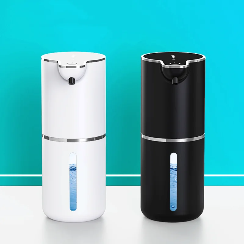 

STLF Automatic Wall-Mounted Foaming Liquid Soap Dispenser Electric USB Charging Hand Sanitizer Dispenser for Hotels Bathrooms