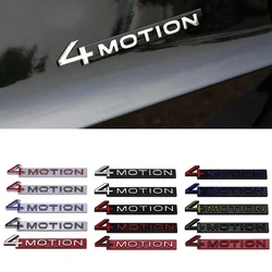 4MOTION Car Rear Trunk Emblem Sticker for VW Polo Vento Sagitar Golf Tiguan Auto Body Badge Decal Accessories