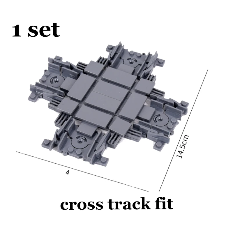 Stadt Zug Gleise Zug Schiene Gerade Gebogene Gleise Sets Bausteine Ziegel Kreuz Flexible Gleis Teile Kinder Bau Spielzeug