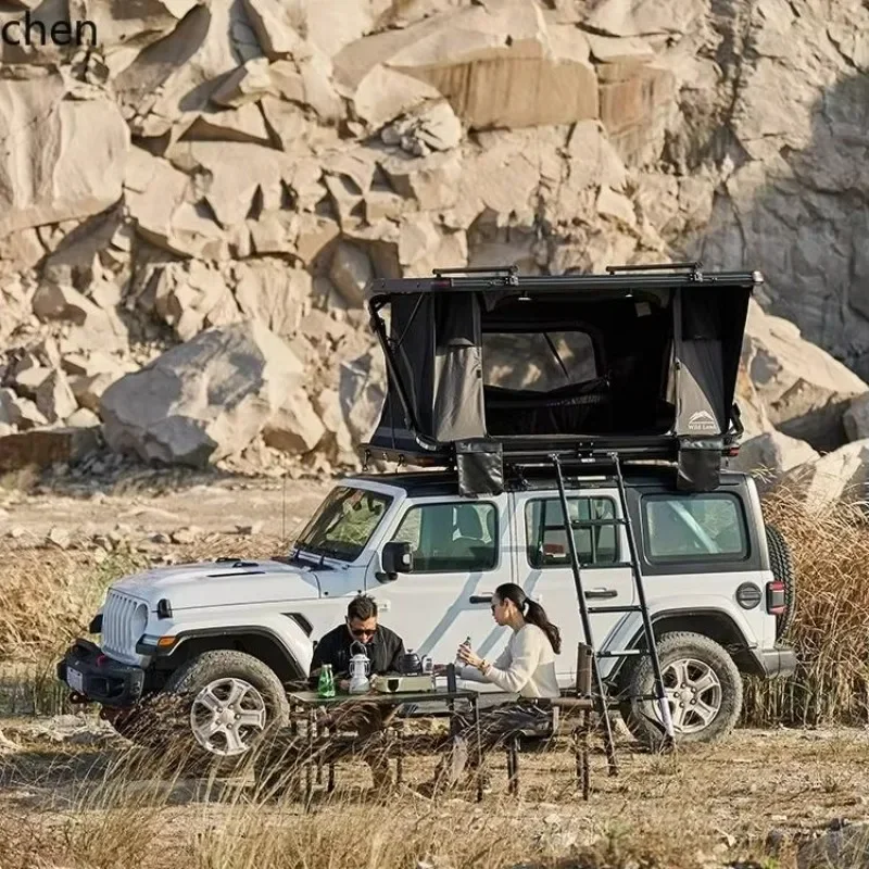 ZP10ZML camping roof tent fun house aluminum alloy hard shell outdoor RV off-road self-driving tour