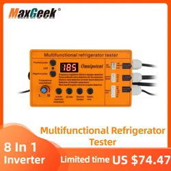 Maxgeek Multifunctional Inverter Refrigerator Compressor Detector Board Pulse Solenoid Valve Test Fault Repair Tool Accessories