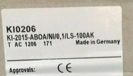 Brand New Original Electrostatic Capacitive Proximity Switch KI0203 KI0206 KI0207 Adjustable AC Second Line Fast Delivery