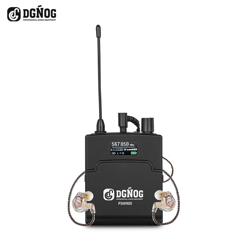 

In-ear Wireless Monitoring 600 MHz Bodypack Receiver for DGNOG PSM900 Wireless Stage Monitor System