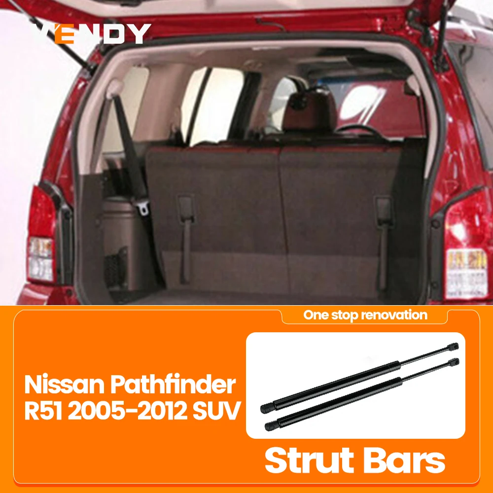 Hinten Stamm Heckklappe Strut Für Nissan Pathfinder R51 2005-2012 SUV 2 stücke Boot Lift Unterstützung Bars Gas dämpfer Stange 90460ZL90A