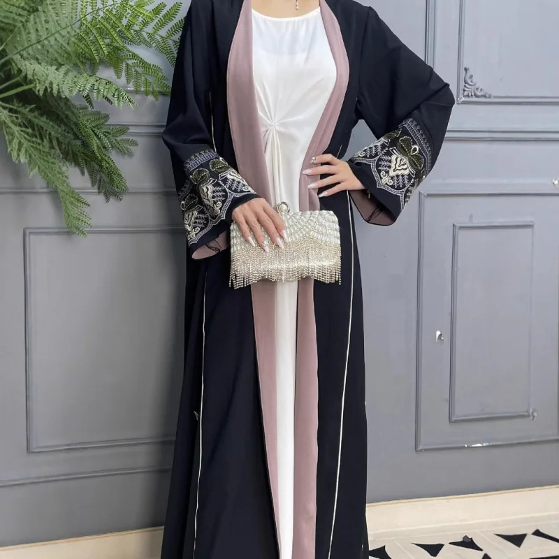 

Women's Muslim ClothingAbayaHand Embroidered Embroidered Outwear Dress Robe