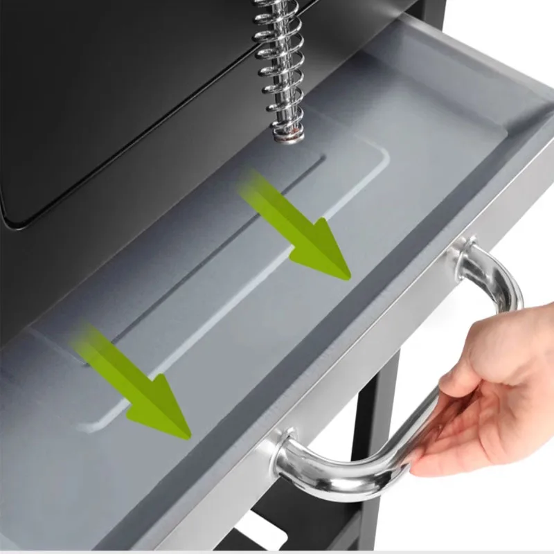 Nuoge حديقة لهب فارس فناء الشواء موقد شواء أمريكي المنزل شواية باربيكيو في الهواء الطلق فيلا فرن الكربون