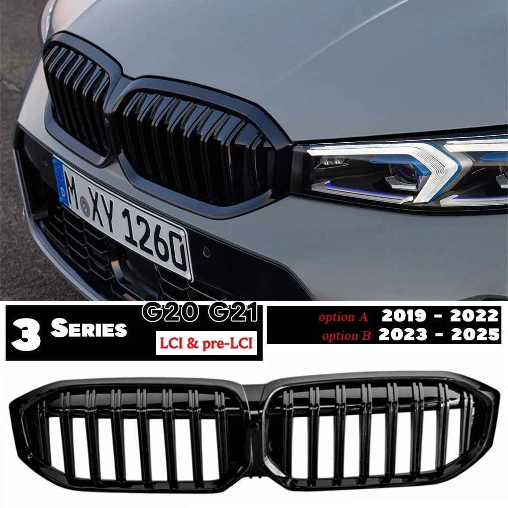 

G20 Kidney Grille for BMW 3 Series Pre-facelift & LCI G20 Sedan G21 Estate 318i 320i 320e 330e 330i M340i 318d 320d 330d M340d