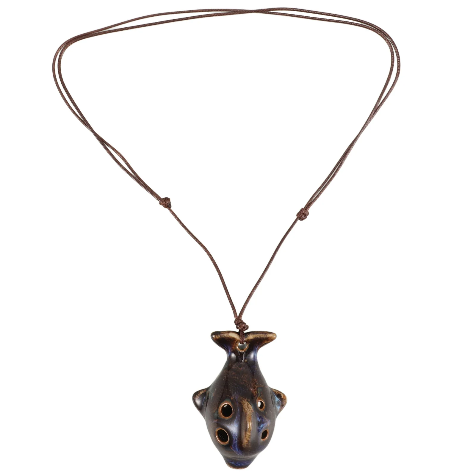 أداة الأكرينا ذات 4 فتحات دولفين سيراميك لموسيقى الرياح هدية للمبتدئين أداة ممارسة محمولة