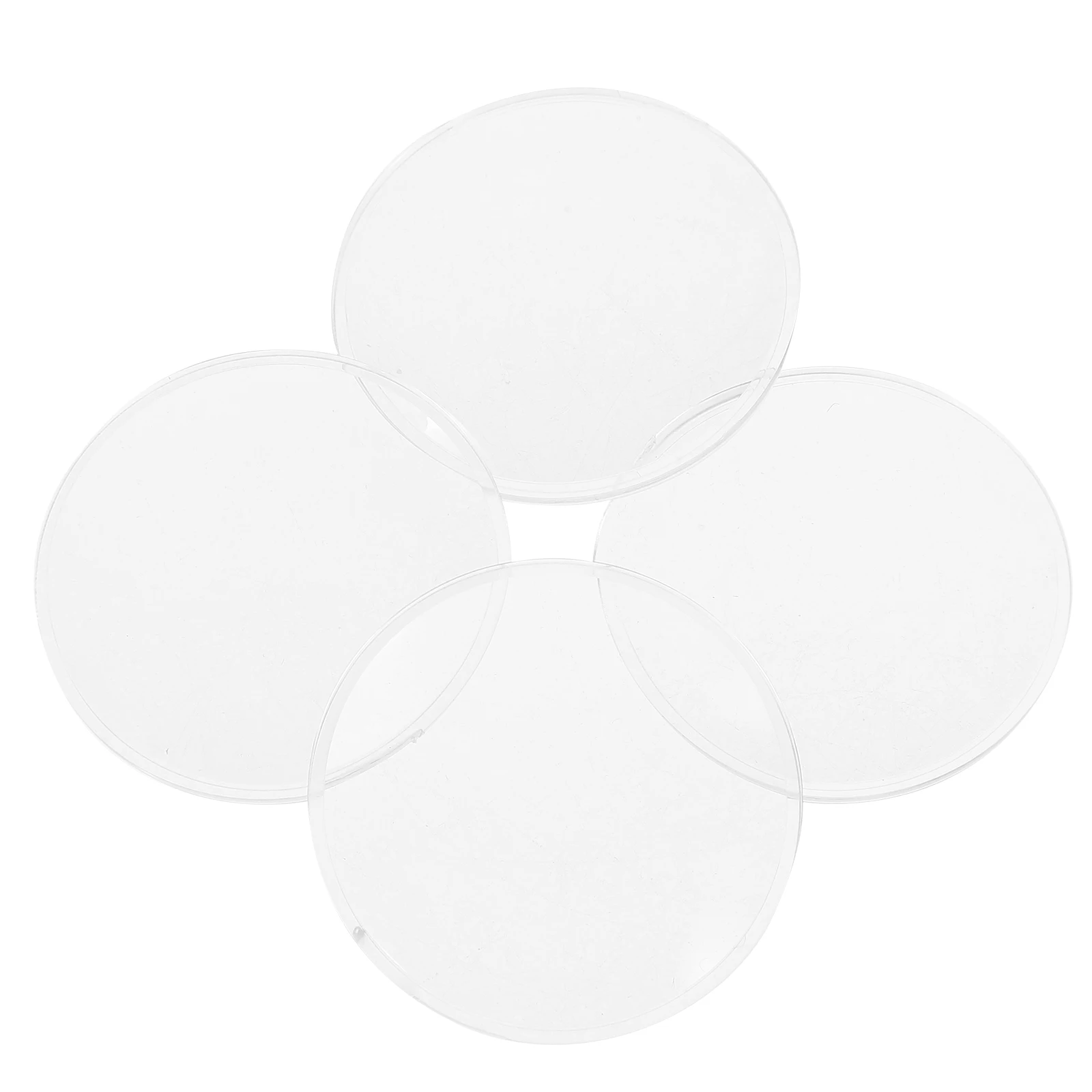 

6pcs Biconvex Lens 42mm Mirror Optical Physics Teaching Tools Clear Convex Lens Set Science Experiment Aids Portable