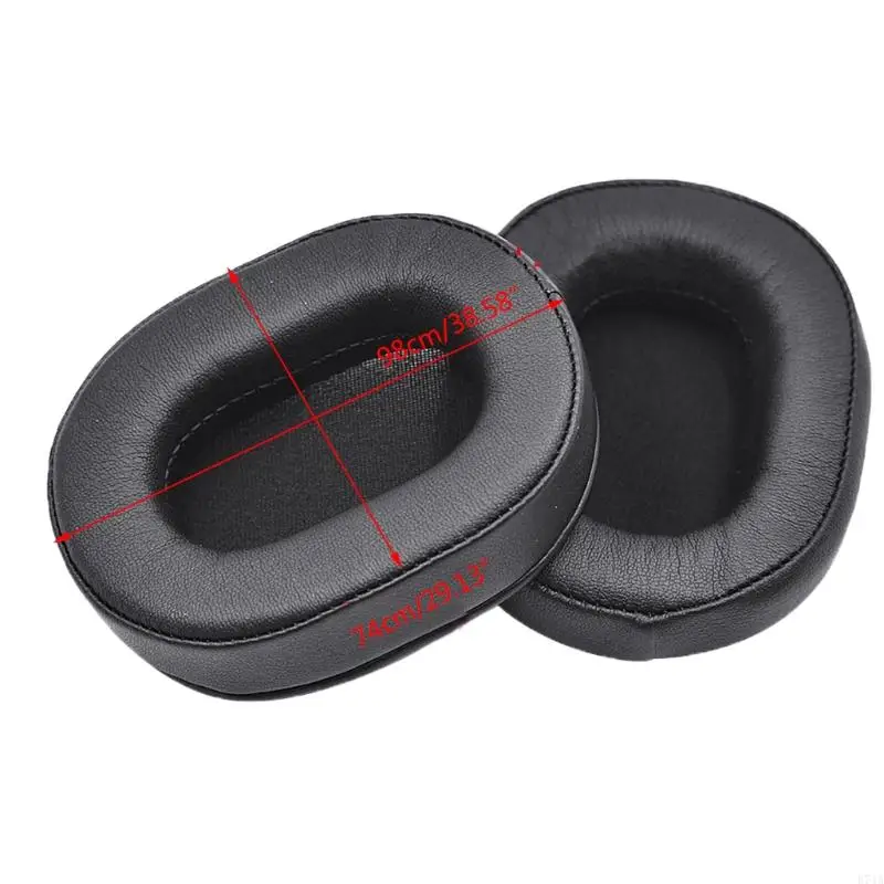 2PCS/1PAIR EARMUFF EAR CUSUSHION PADS PM3 PM-3 PM 3ヘッドセットE74Aのカバー