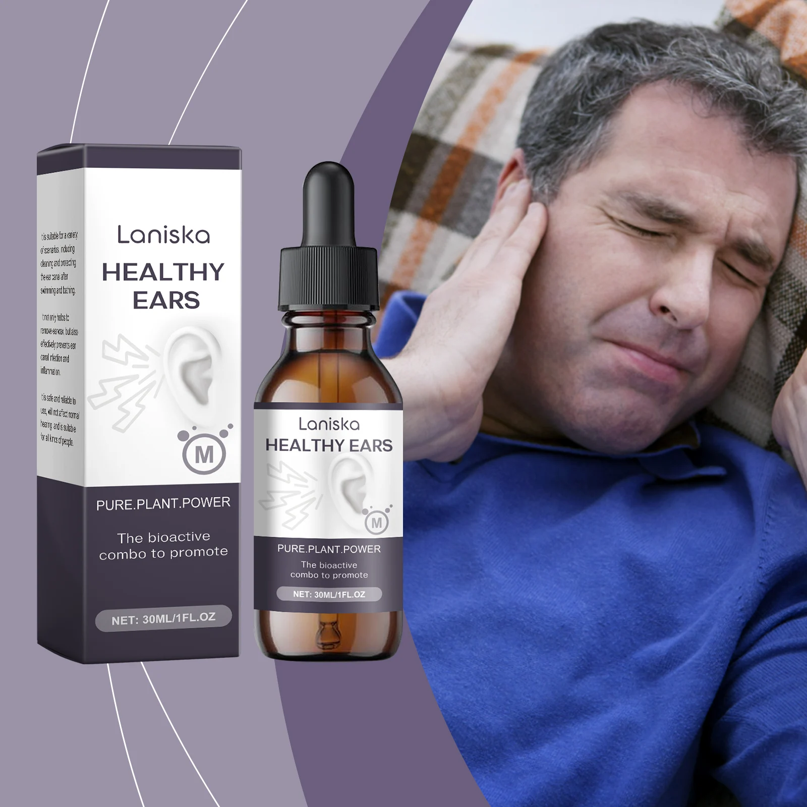Tinnitus Drops Otitis Care Alleviate Deafness Protect Hearing Relieve Itching Ear Pain Tinnitus Gentle Comfortable Ear Drops New