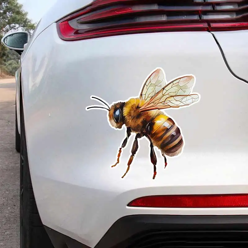 

Bee Insects Animal Car Sticker Vinyl Decal Waterproof Rear Window Motorcycle Camper Bumper Truck Laptop Decoration SH1152