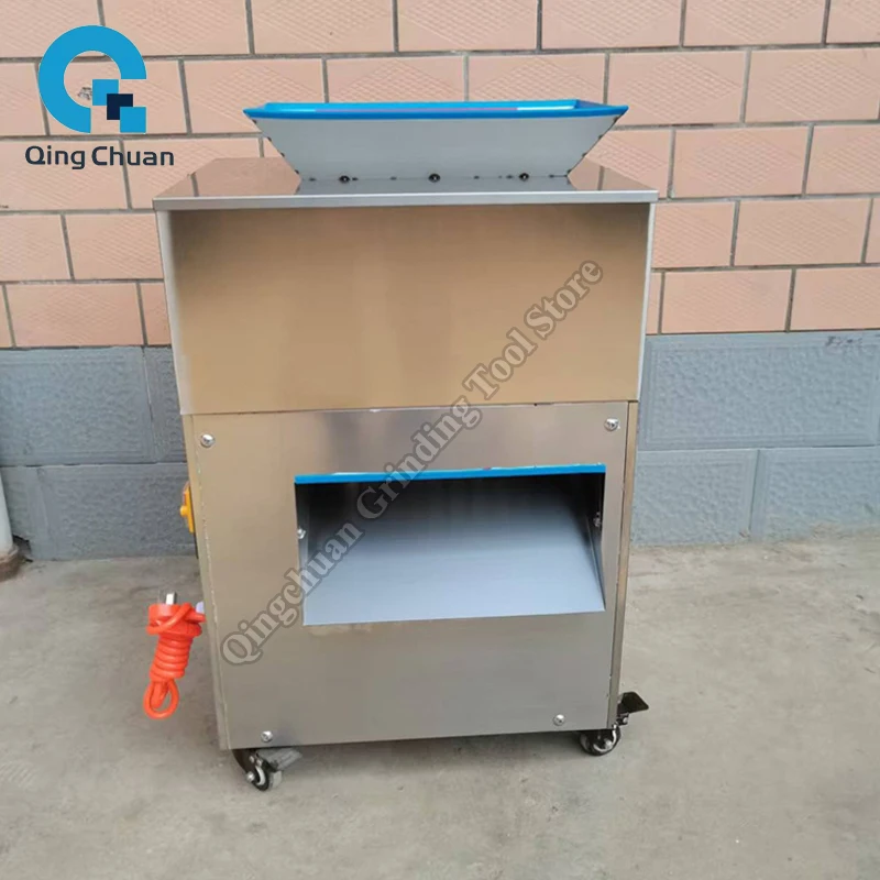 قطاعة اللحوم الطازجة مقصف الدجاج البط أوزة خنزير اللحوم الطازجة التلقائي قطاعة الدجاج مطعم آلة تقطيع صغيرة عن طريق البحر