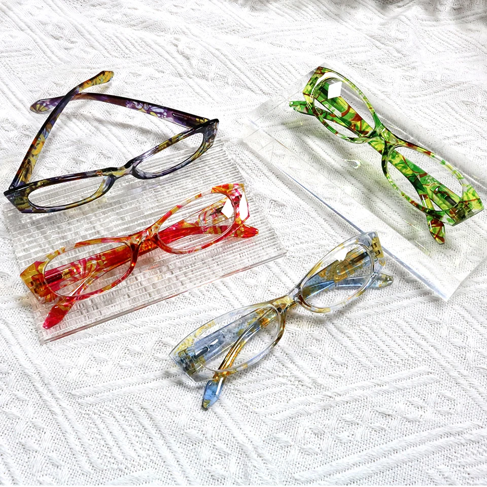 IENJOY New Portable Presbyopia Glasses With Case Women Reading Glasses Colorful Design Presbyopic Glasses 1.0-4.0 image 6