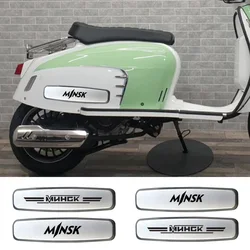 Motorcycle Metal Emblem Scooter 3D stickers Badge Car Decal For Minsk M1NSK TX 49 ERX 250 TRX 300i KD 500 MMVZ-1 RX 250 TC 49