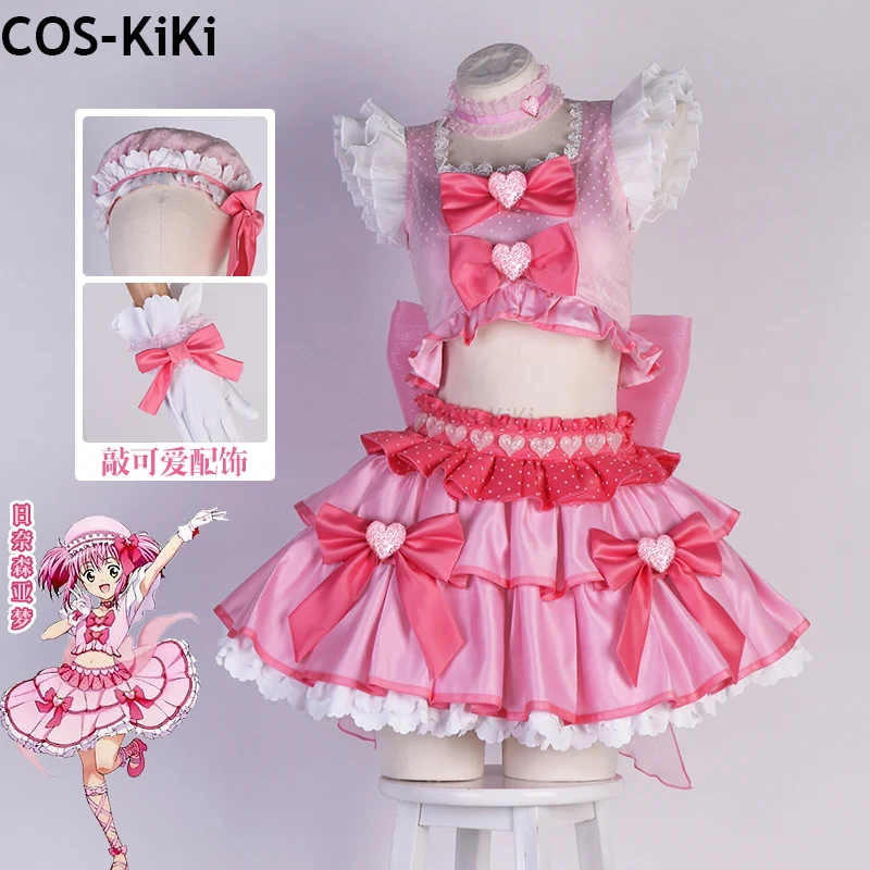 COS-KiKi Shugo Chara Hinamori Amu Game Suit Elegant Lovely Lolita Uniform Cosplay Costume Halloween Party Role Play Outfit Women