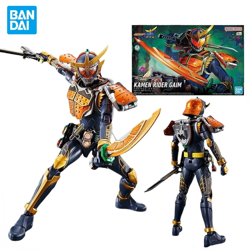 Bandai-figura de acción del Anime Kamen Rider GAIM ORANGE ARMS FRS, modelo de ensamblaje Original, juguetes coleccionables, regalos en Stock