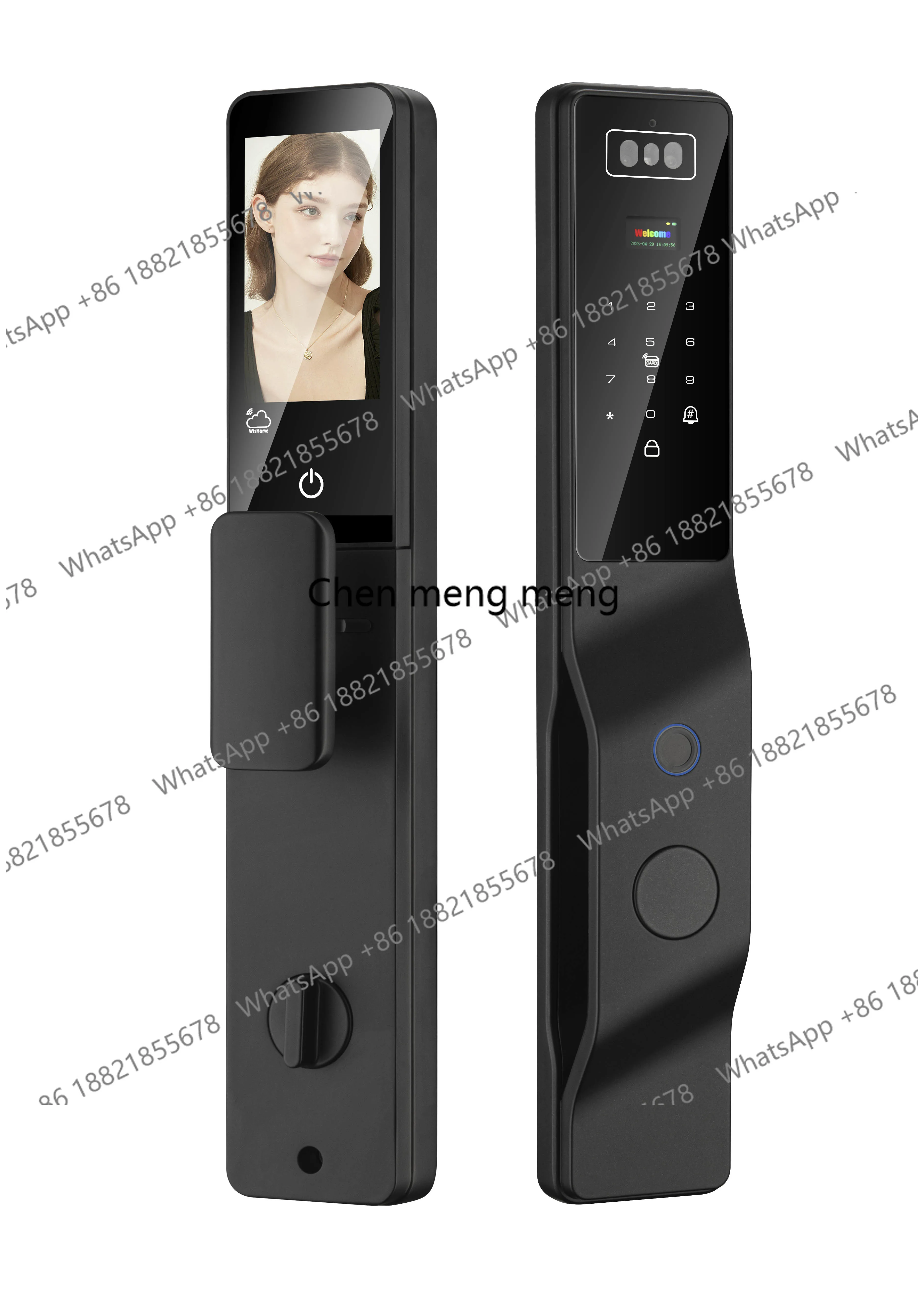 

Цифровой замок с 3D-распознаванием лиц для дома, биометрический смарт-замок с отпечатком пальца, корпус замка