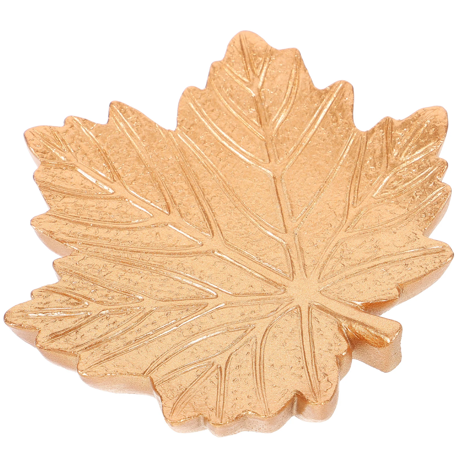 

Maple Leaf Jewelry Dish Tray Golden Resin Coaster Storage Plate for Rings Necklaces Earrings Cup Mats Drink Coasters Home Gifts