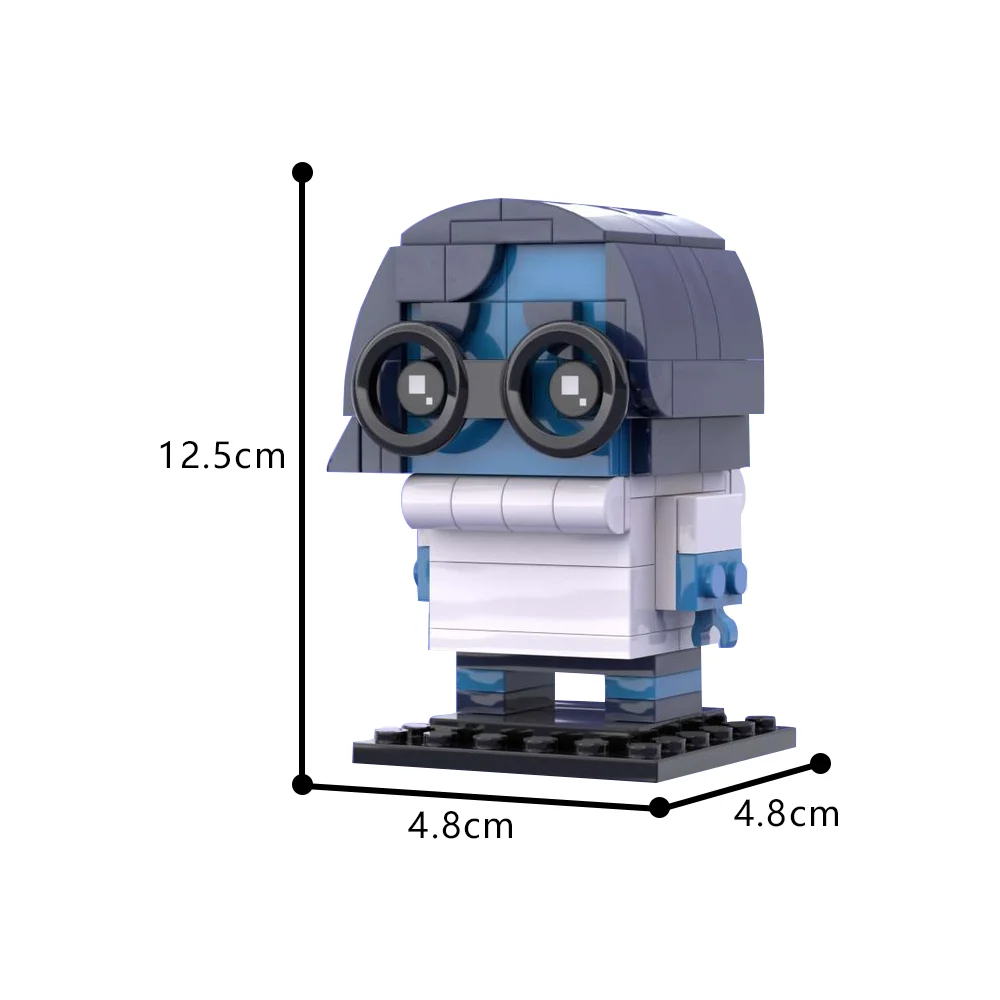 MOC-137376 Film kartun karakter Fear Saddle blok bangunan figur Anime Model Bricks merakit mainan kreatif hadiah anak ﻿