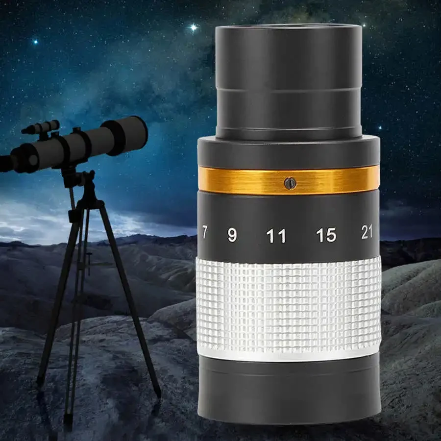 Astronomical Telescope Magnification Eyepiece Professional 7-21mm Continuous Zoom Eyepiece for Astronomy Observation