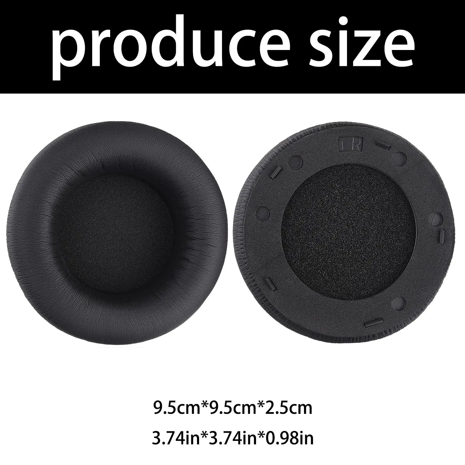 Replacement Earpads for AKG Y600NC Headphones, Noise Isolating Soft Sponge Cushions