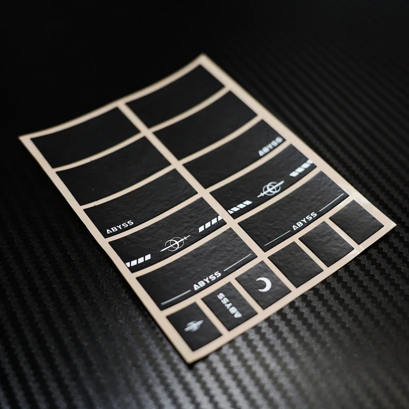 AbyssGaming Polyurethane Mouse Anti Slip Grips Stickers Ultrathin 040 Custom DIY Keyboard Non-Slip Anti Sweat Tapes 0.4mm