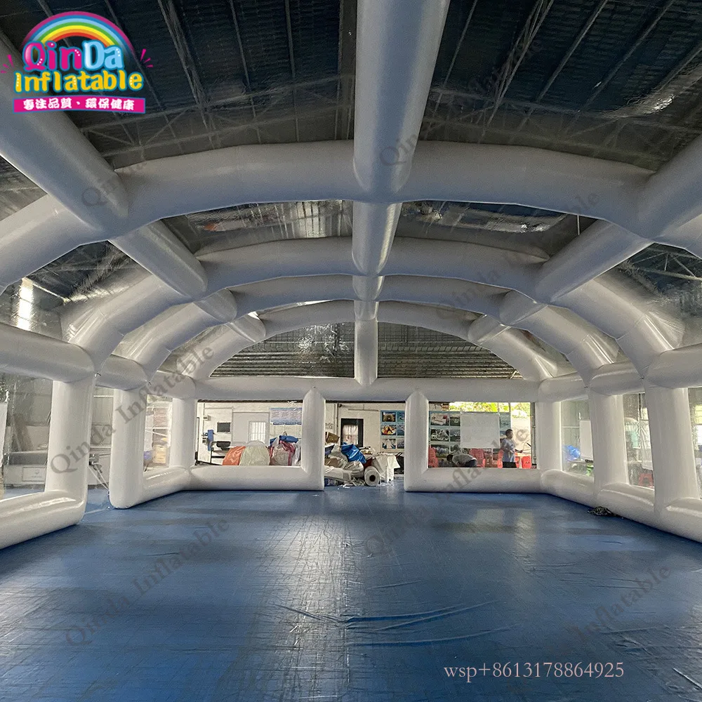Commercial PVC Waterproof Winner Used Giant Inflatable Dome Tent For Pool Cover