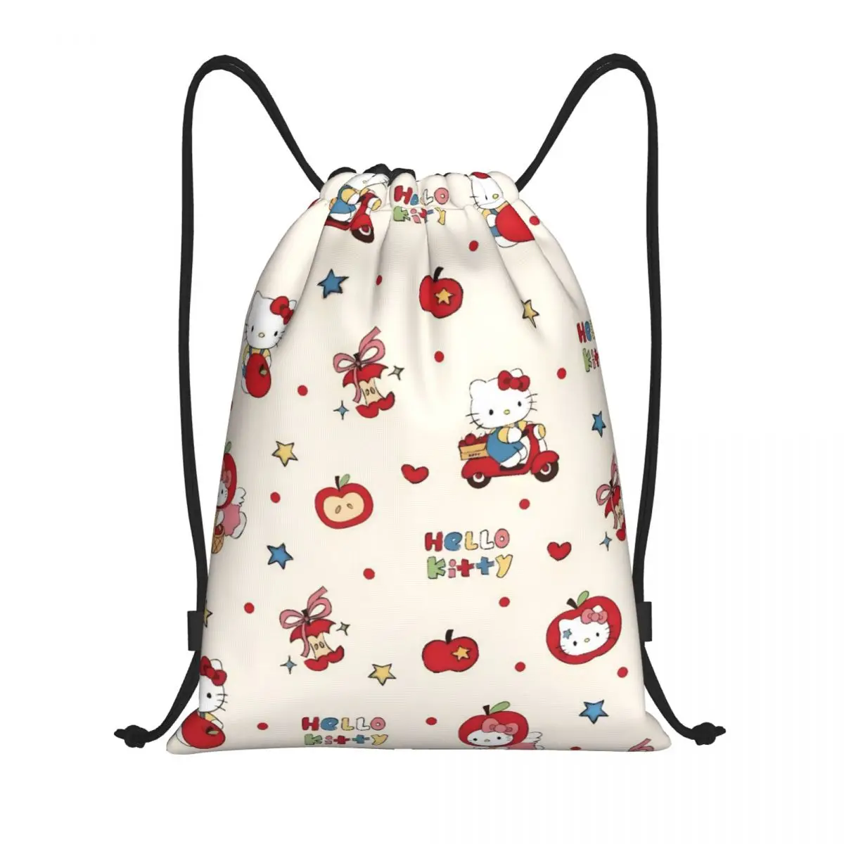 

Сумки Hello Kitty на шнурке, спортивный рюкзак, спортивный рюкзак, сумки на шнурке для езды на велосипеде