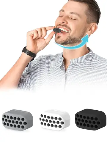 Jaw Exerciser for Men Women Facial Jaw Exerciser Gym Fitness Ball Muscle Training Neck Face Slimming Mouth Jawliner