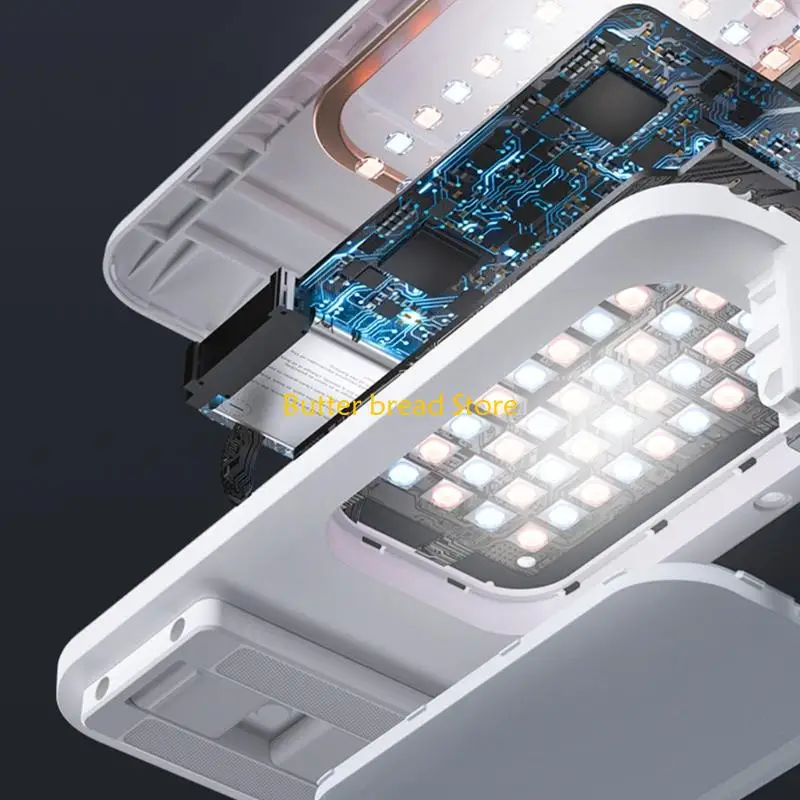 W89C Foldable Overhead Phone Stand With Wireless Bluetooth-compatible Shutter Remote