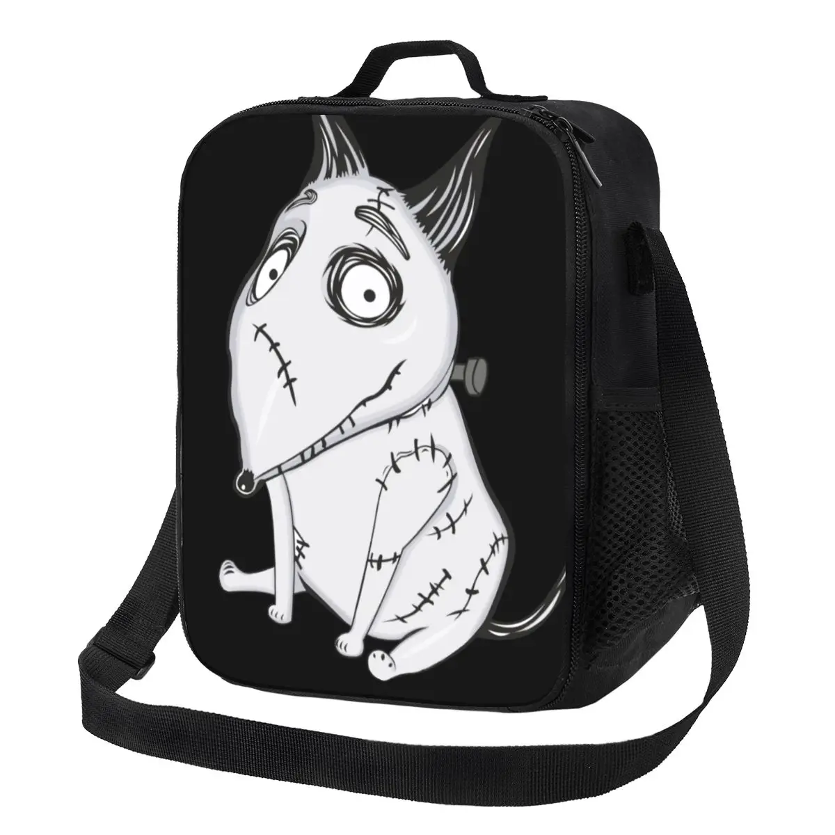 Custom Cute Frankenweenie Sparky Lunch Bag Women Cooler Thermal Insulated Lunch Boxes for Student School