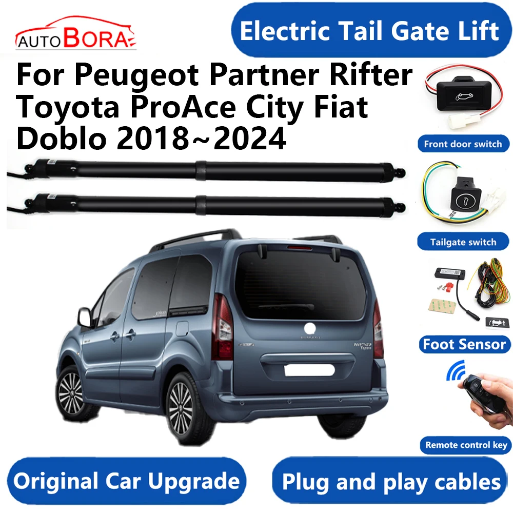 

Car Electric Tail Gate Lift System Power Liftgate Kit Auto Automatic Tailgate Opener for Peugeot Partner Rifter Toyota ProAce