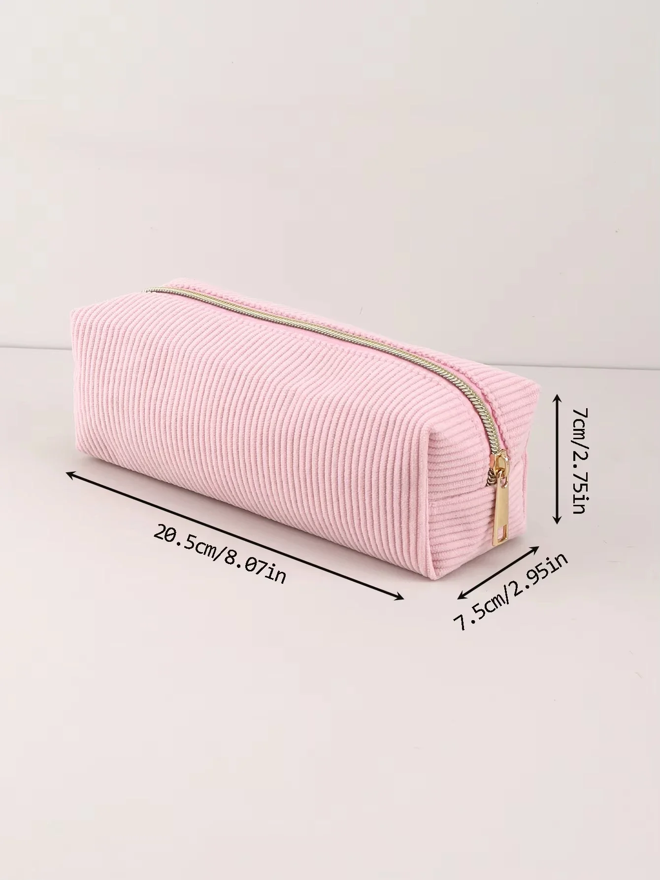 1pc Pencil Case Solid Color Pencil Case school supplies Large Capacity Pencil Case Stationery Bag Pencil Case School Pencil Case image 5