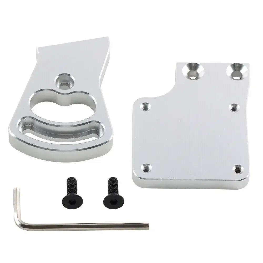 Silver Brushless Conversion Motor Holder Motor Mount Bracket Seat Base Aluminum Motor Mounting For Traxxas Revo 2.5/3.3