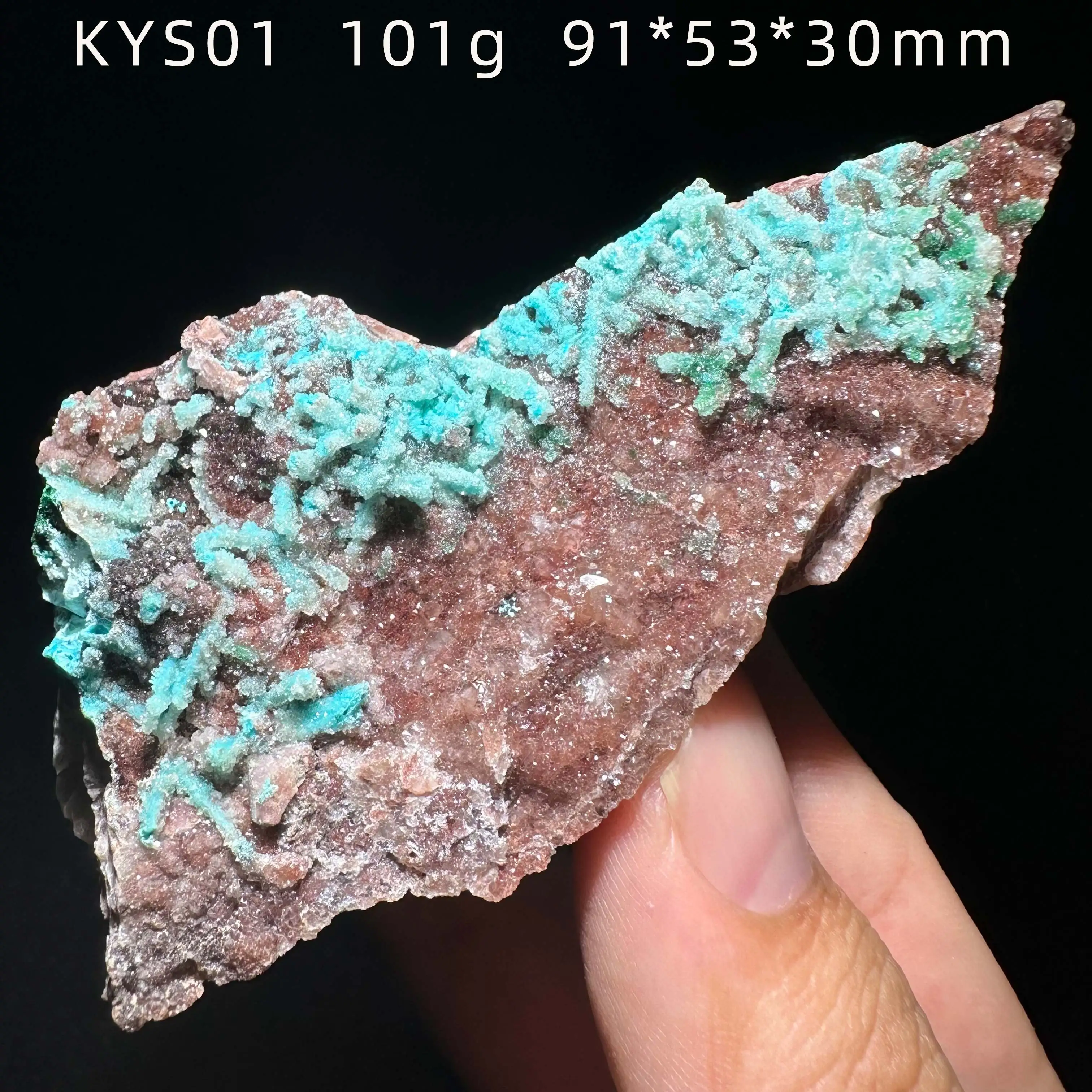 Natural Hemimorphite Malachite Quartz Symbiosis Mineral Specimen Raw Crystal Cluster Healing Stone Home Decoration Collection