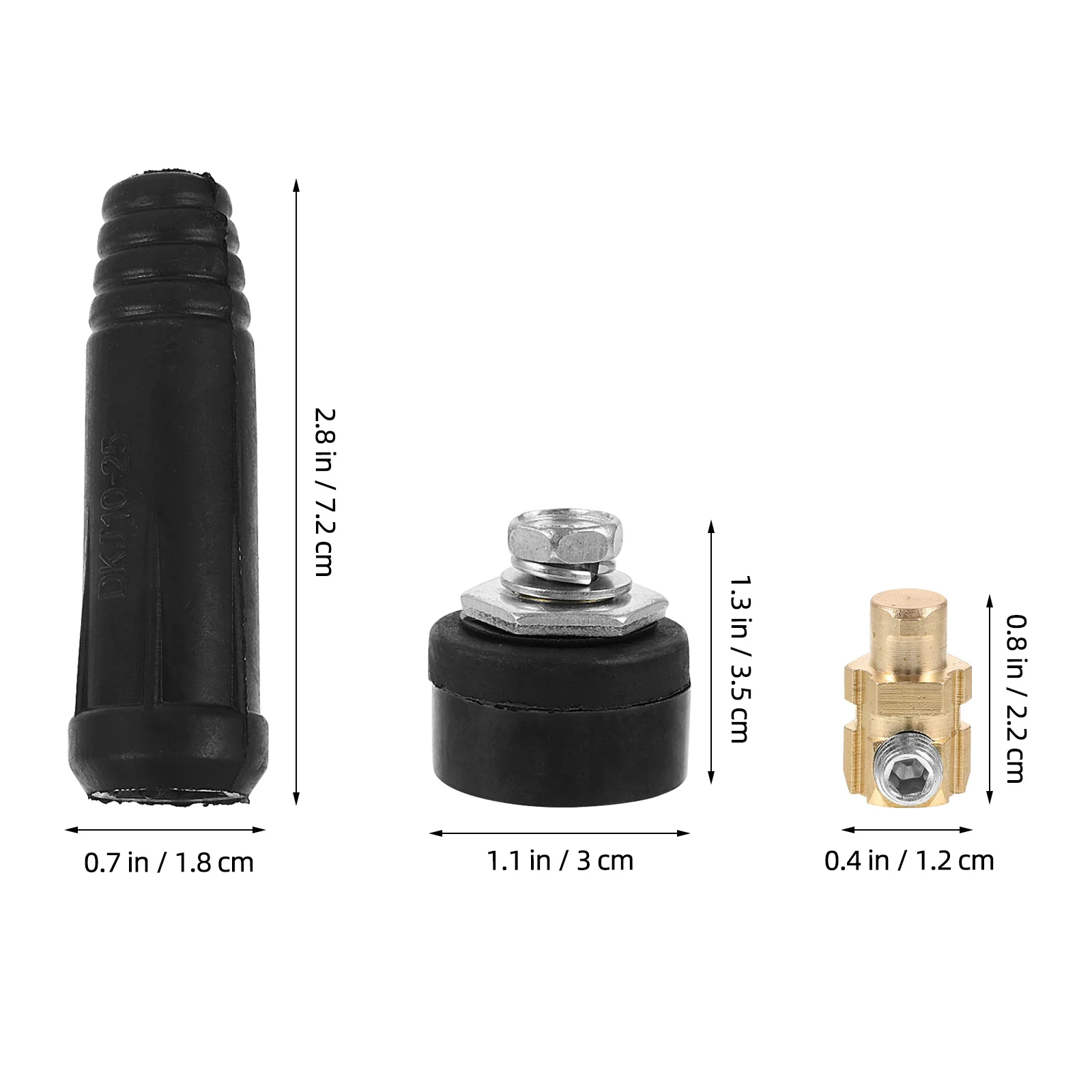 

1Set Welding Quick Connector Plug Socket Panel Durable Wear Resistant Disconnect Welding Cable Accessories