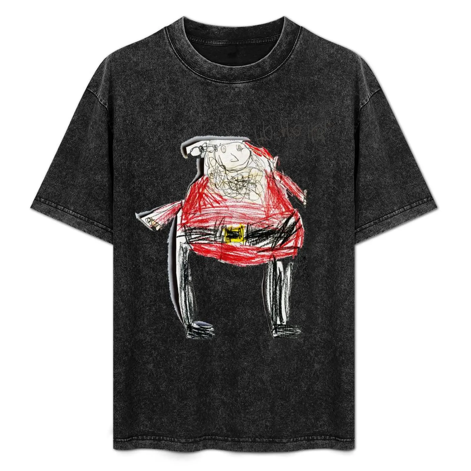 

Santa's Arrival - Whimsical Christmas Art by Vasilisa (6 Years Old) T-Shirt Basic All Season Solid T-Shirt