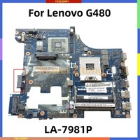 QIWG5_G6_G9 LA-7981P Mainboard For Lenovo ideaPad G480 Laptop Motherboard HM76 GT610M 1GB Video card DDR3 100% Fully Tested